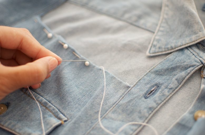 DIY cut out Denim Shirt | Collective Gen