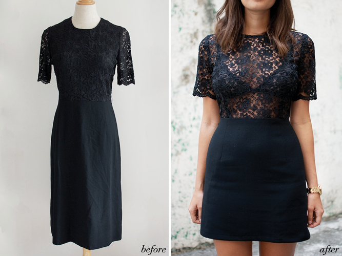 before and after lace dress by a pair and a spare | Collective Gen