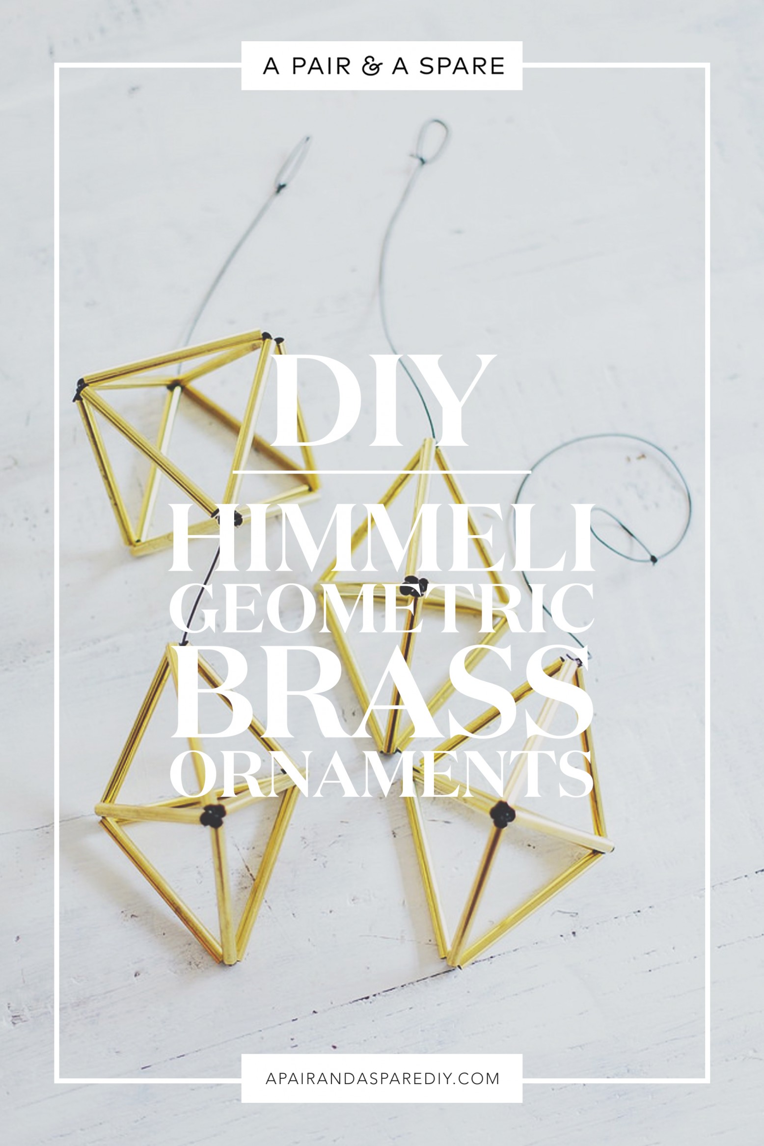 DIY Himmeli drinking straw stars - easy party decor