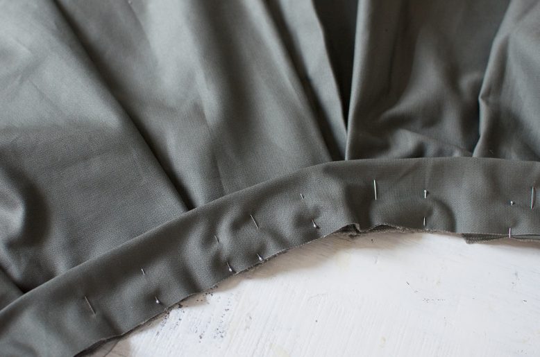 DIY Pleated Midi Skirt