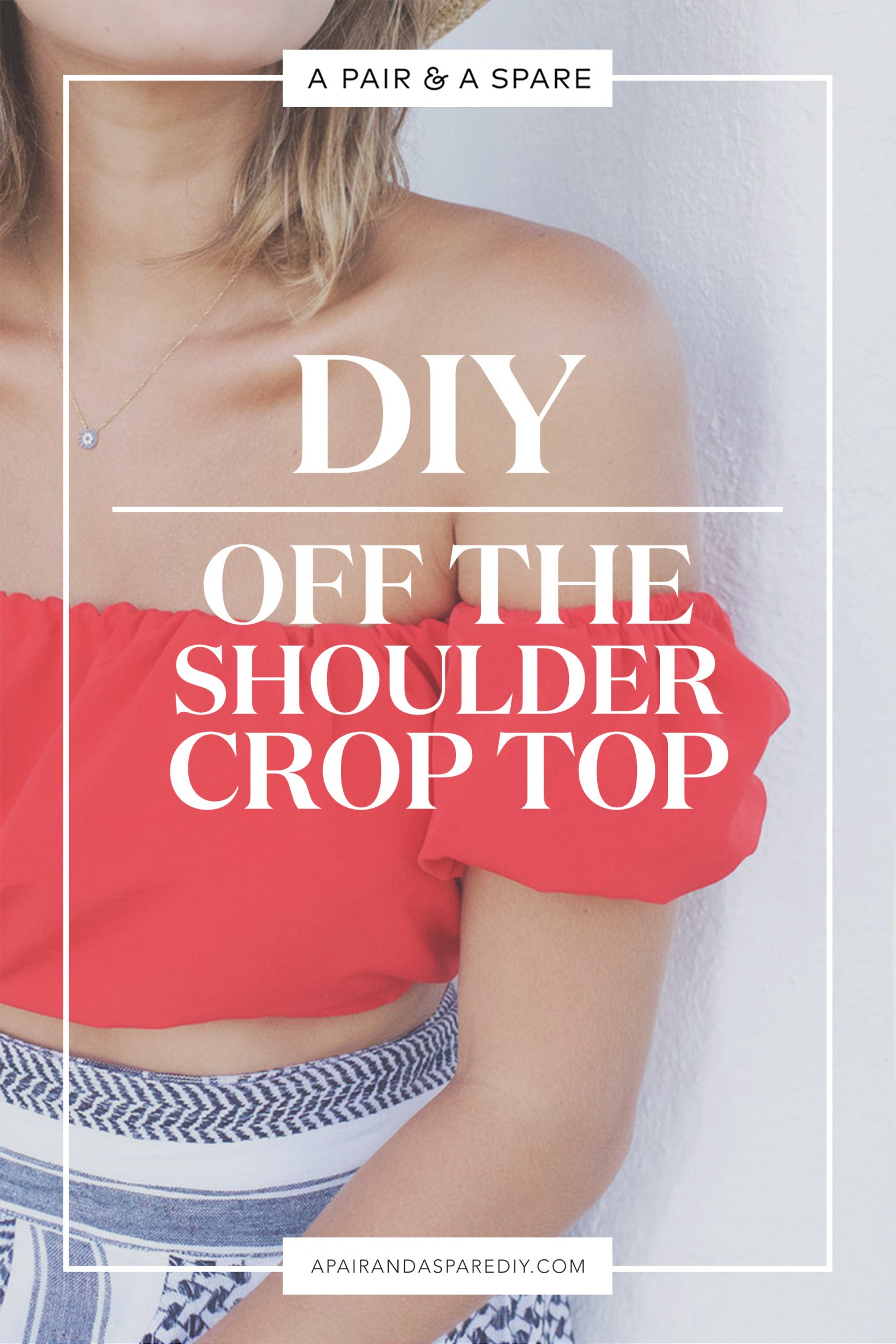 Making the JARA Off Shoulder Crop Top — Effortless Patterns