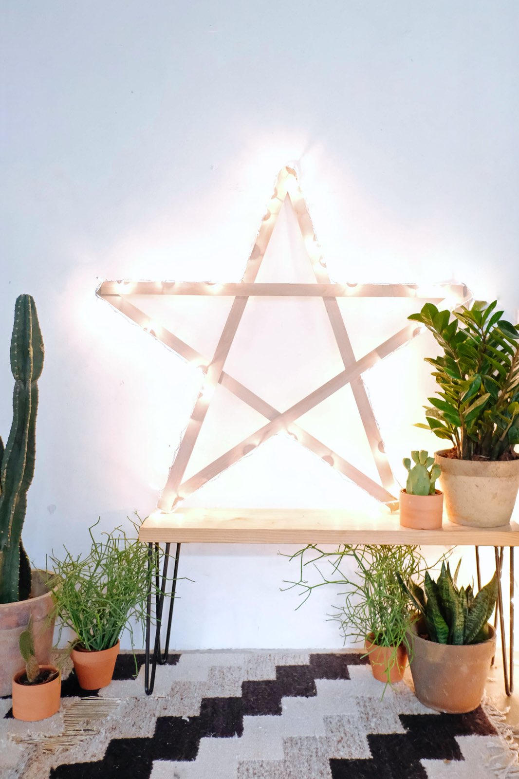 DIY String Light Wooden Star | Collective Gen