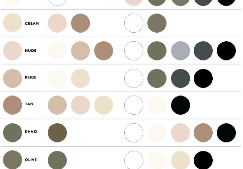 Neutral Outfit Colour Guide | Collective Gen