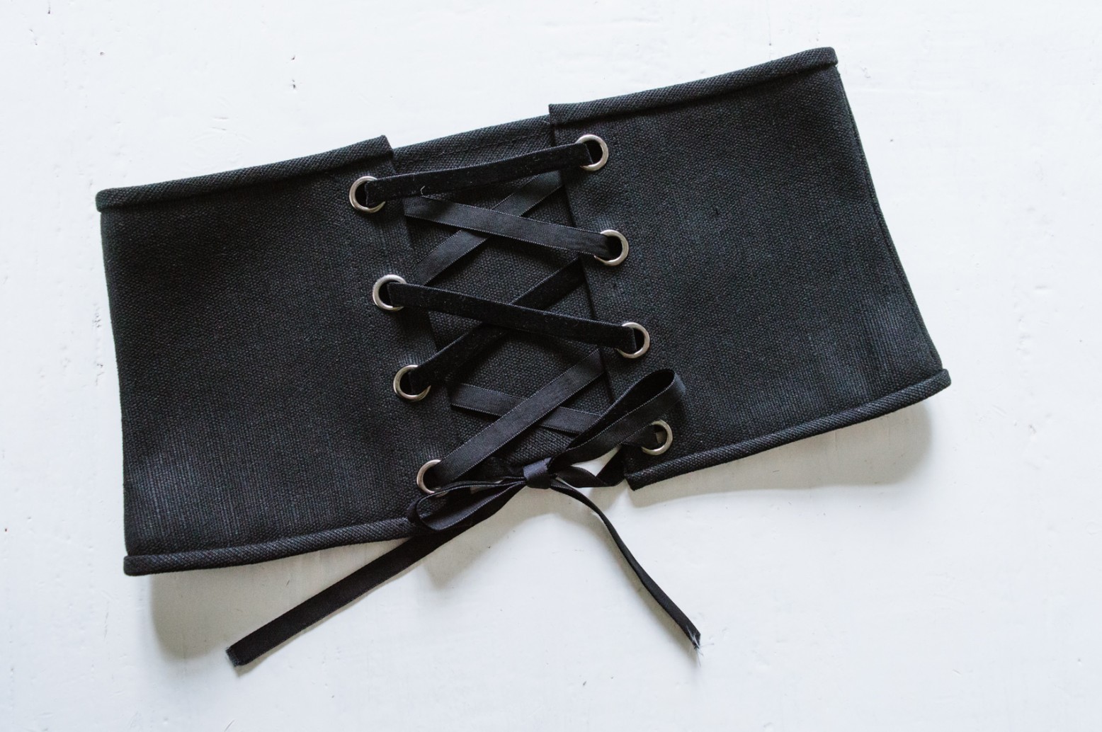 EASY DIY CORSET BELT, How to make a corset belt without eyelets