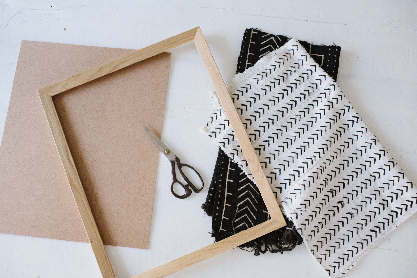 Here's how to use all your leftover fabric... Frame it!