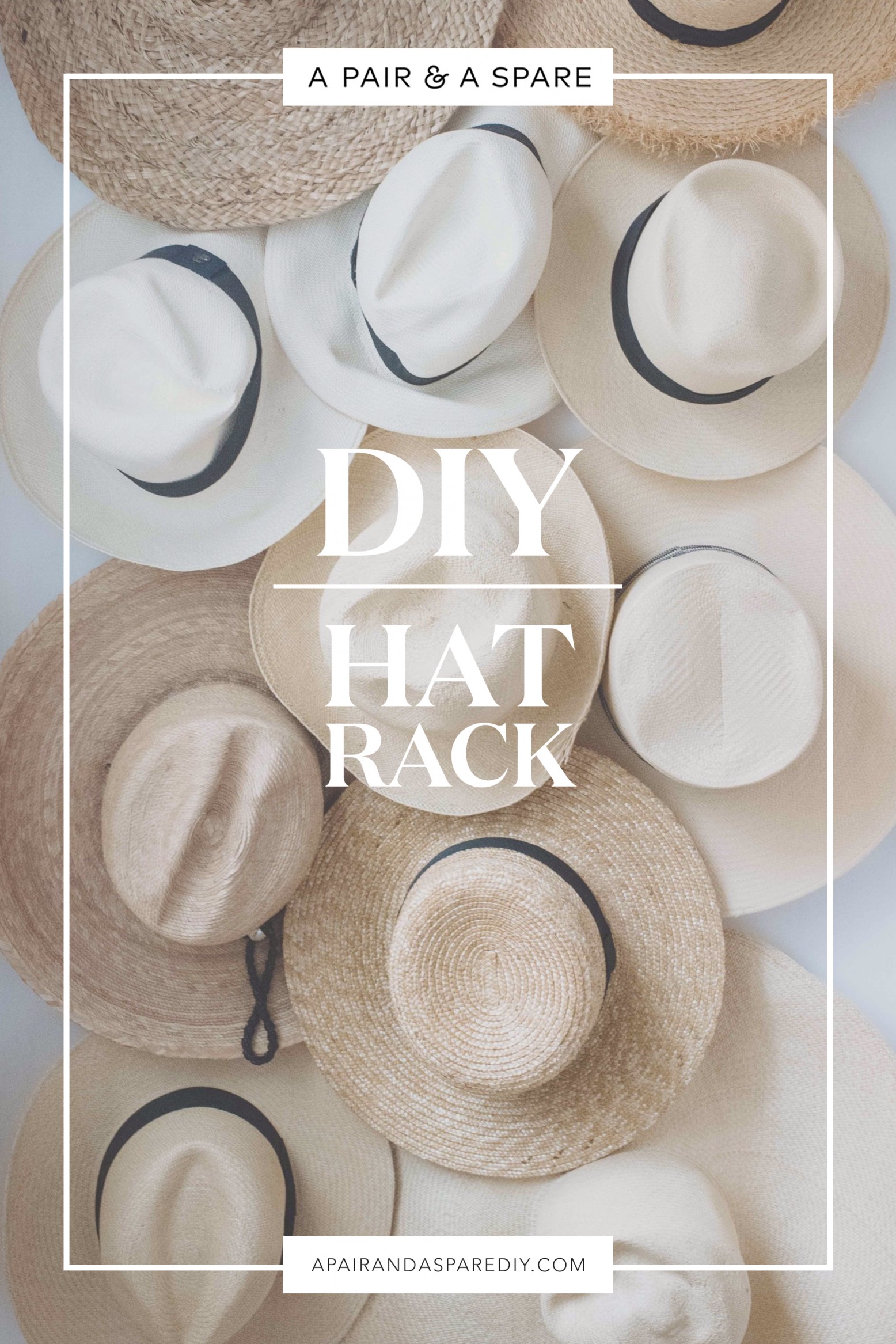 Make This Hanging Hat Rack!