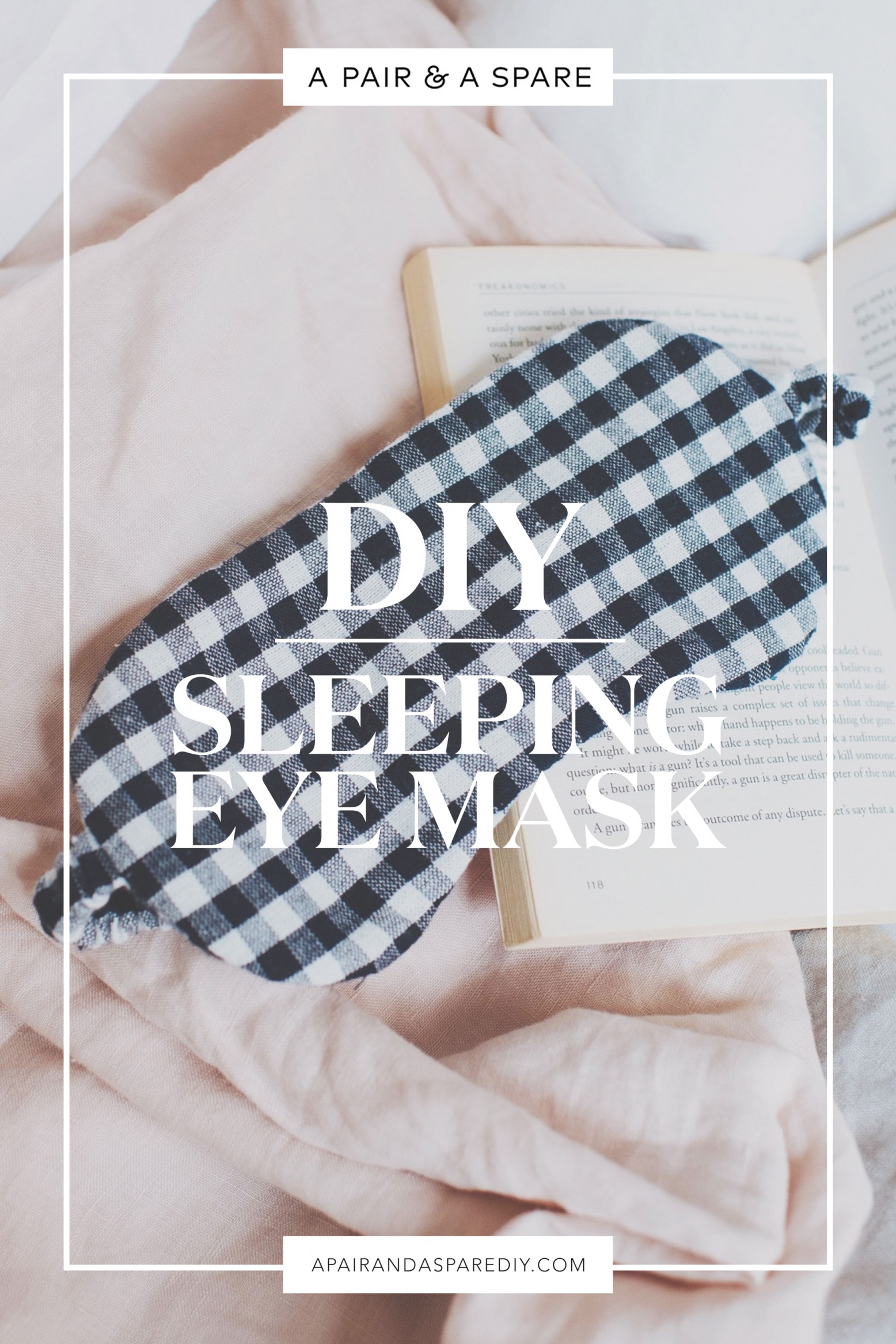 Make This DIY Linen Eye Mask