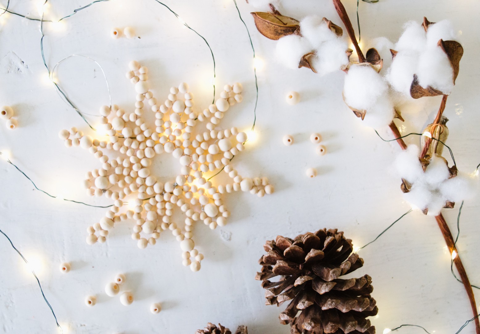 Beading pattern Snowflake Pendant, Christmas Star - Beading tutorials