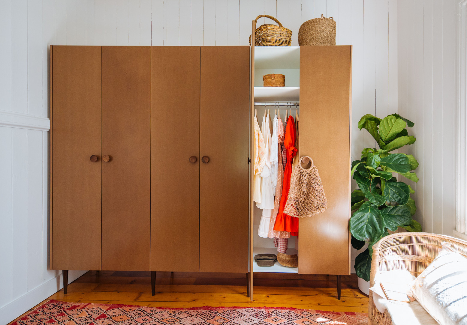 How To Build Your Own Wardrobes Out Of Kitchen Cabinets Collective Gen
