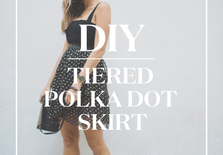 DIY tiered polka dot skirt | Collective Gen