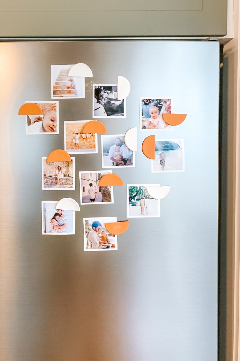How to make pretty DIY fridge magnets
