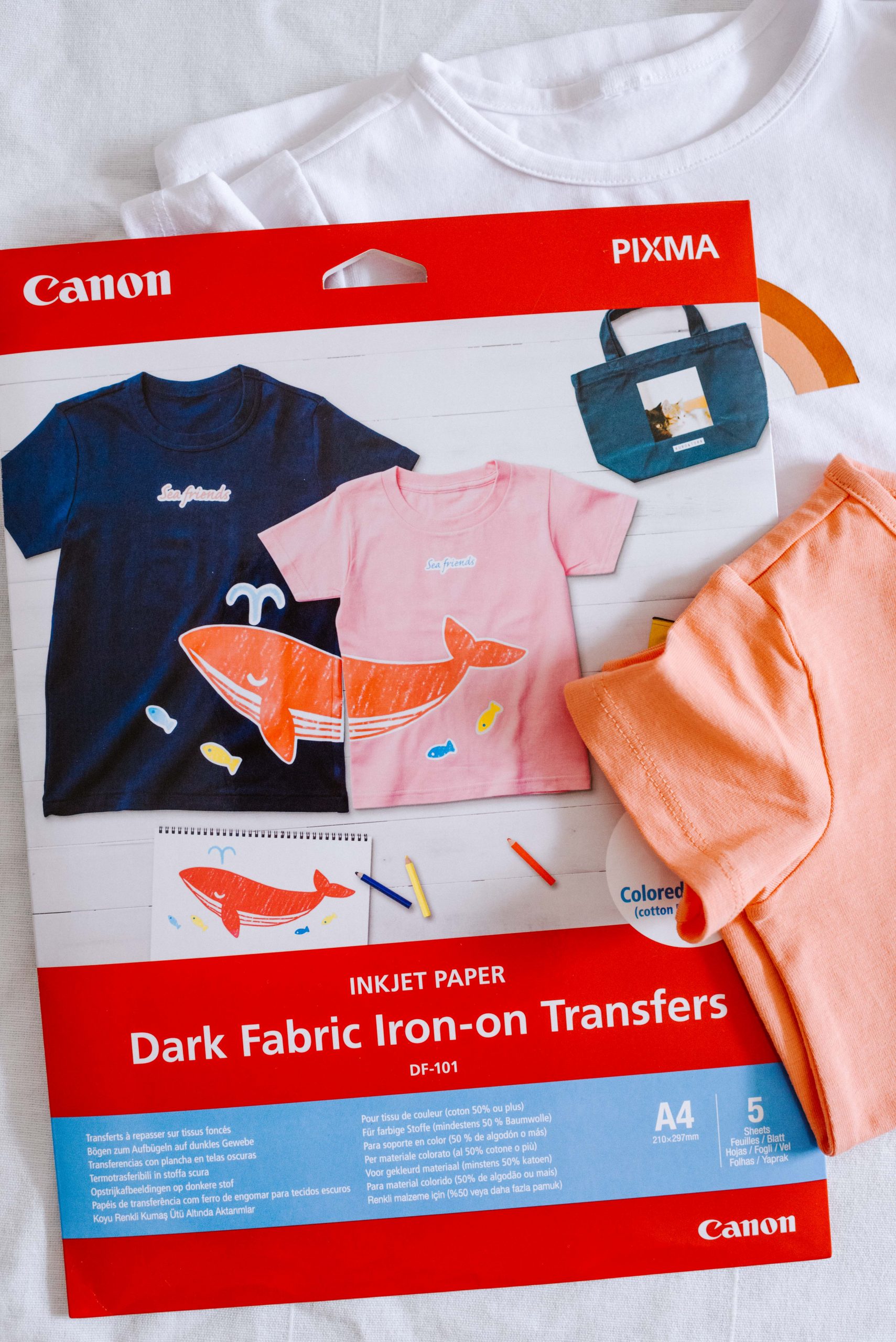 Make Your Own Iron-On Transfers Light Colors, NEW 
