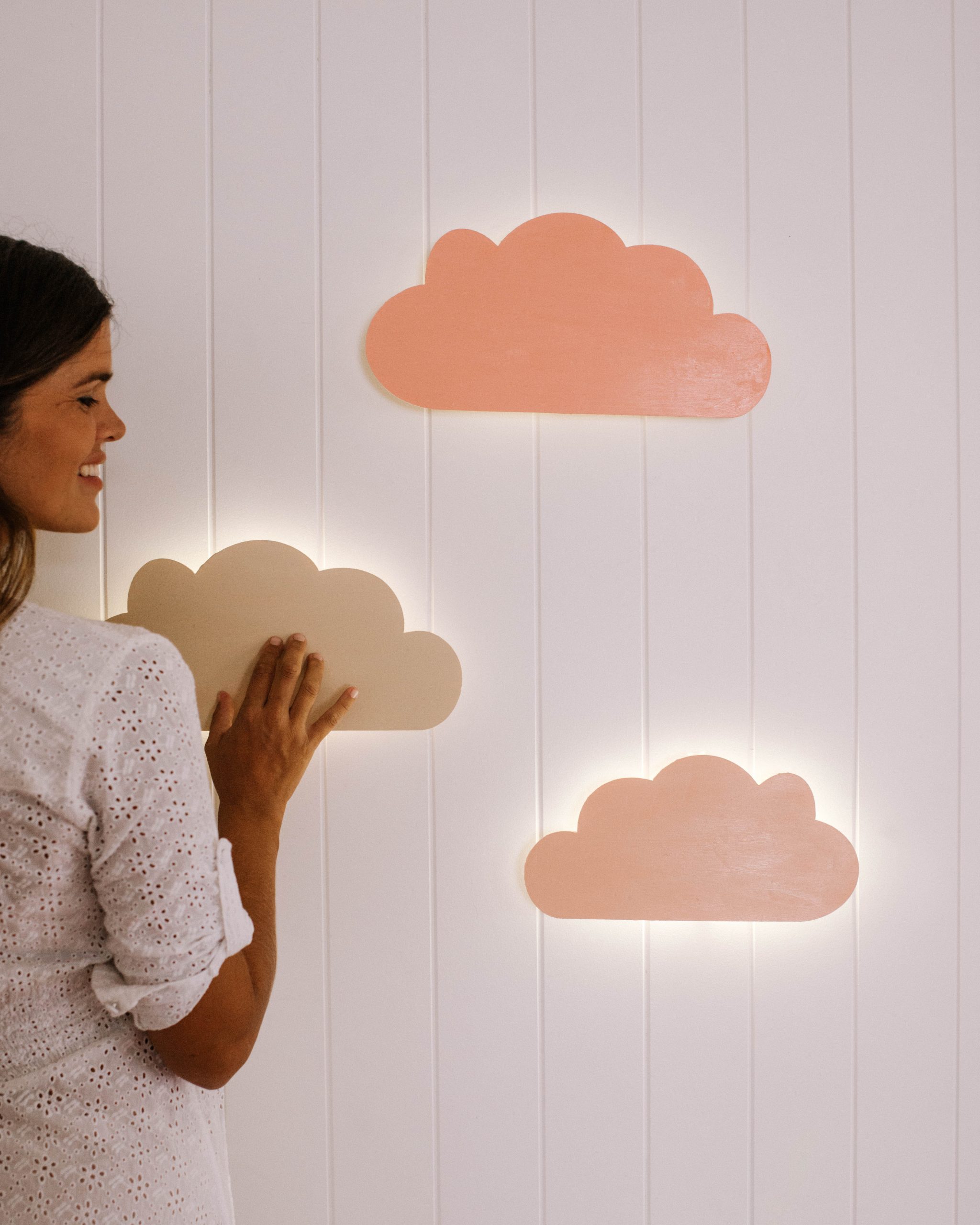 Making Cloud Wall Lights With Cricut Maker