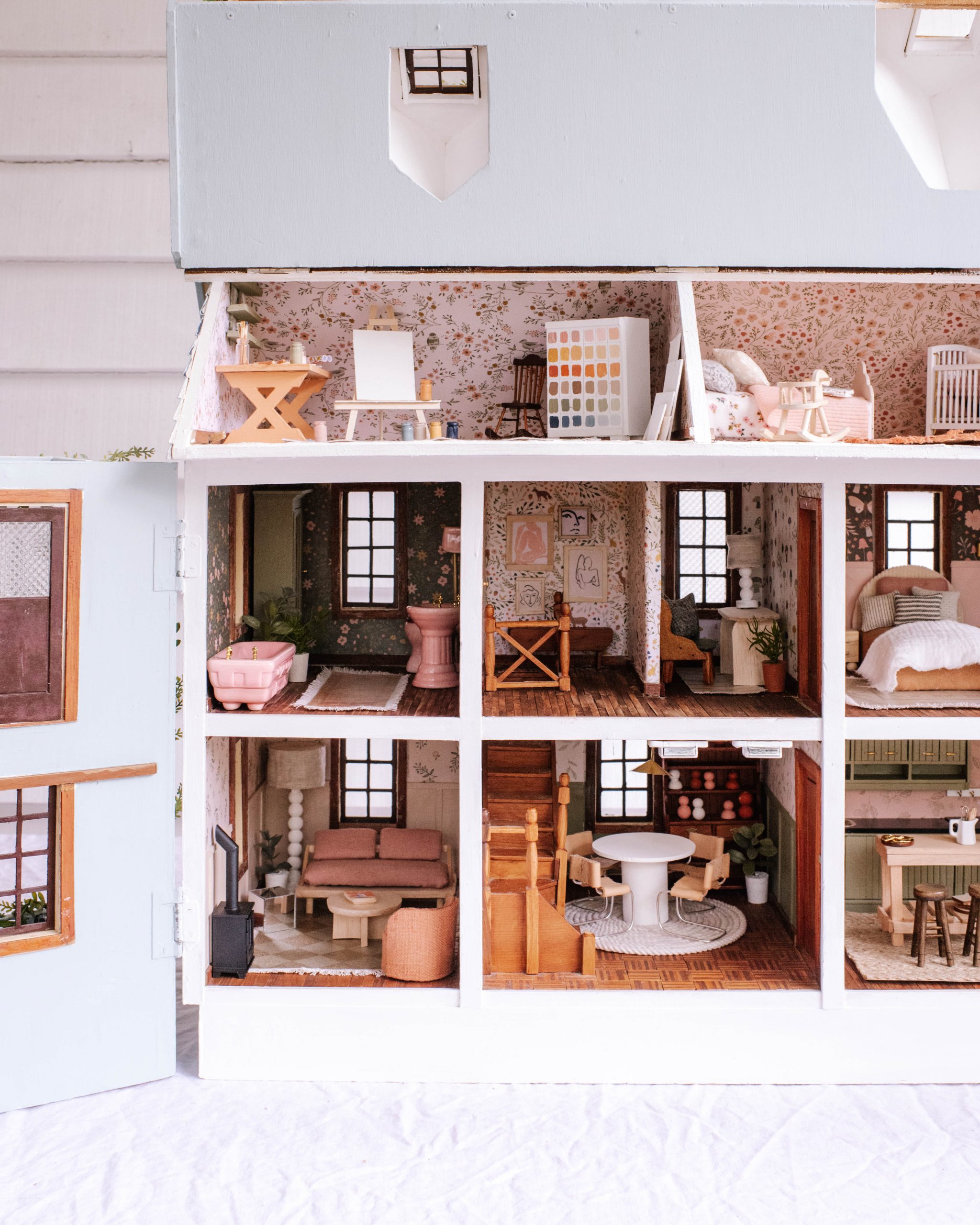 Dollhouse Flooring: Miniature Tiles Using Photo Paper – Life in Mini