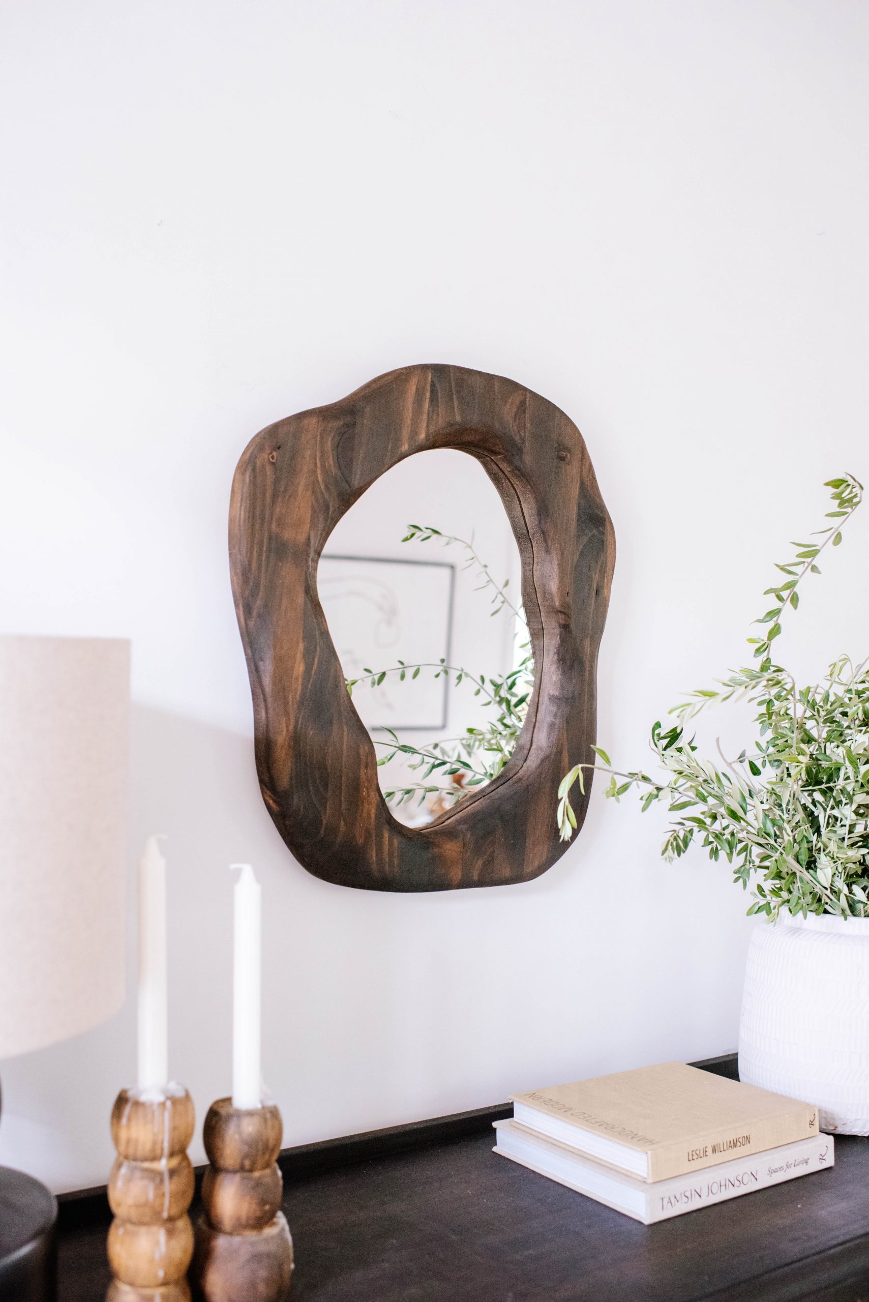 How to Make an Organic Shaped Wooden Mirror