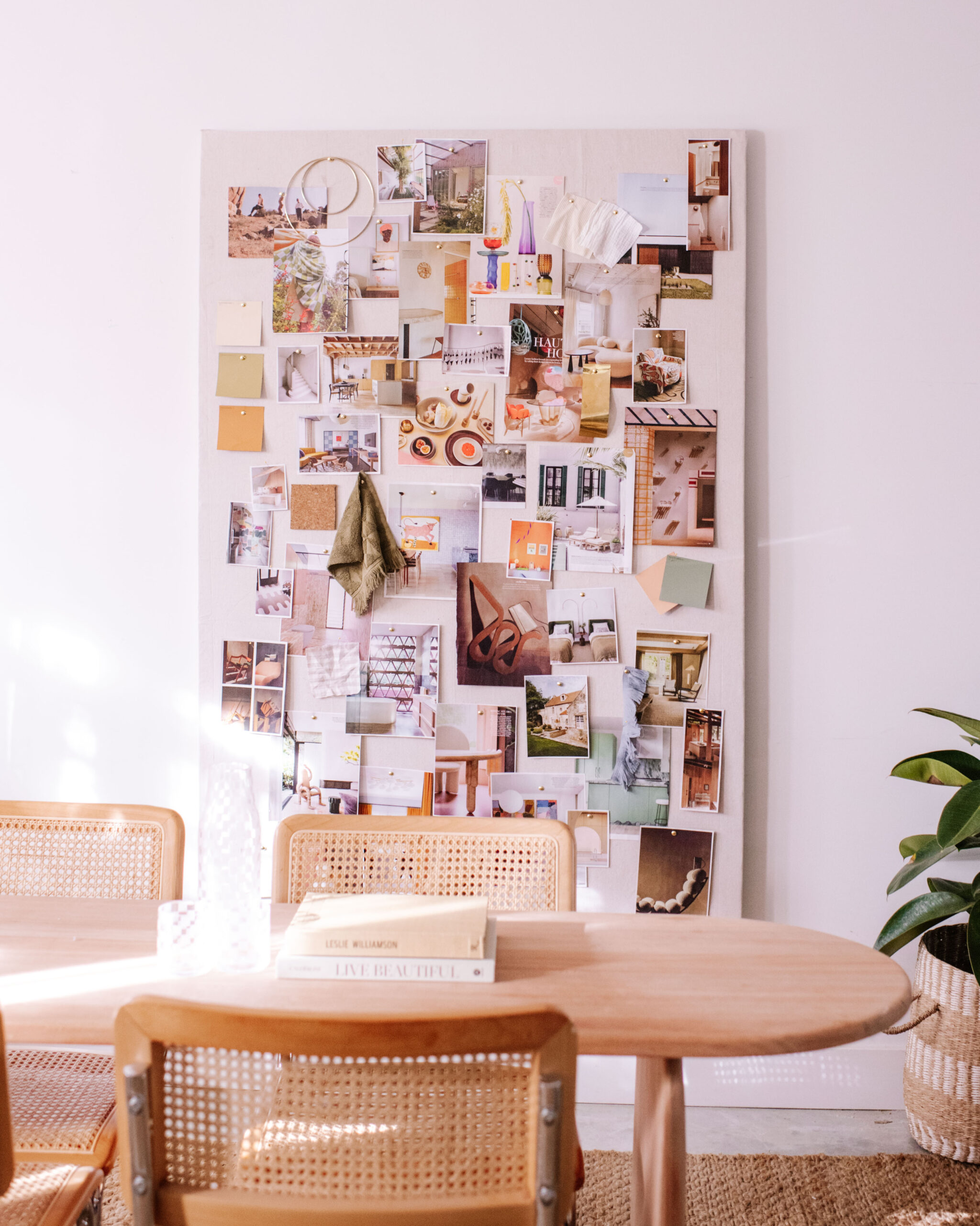 How to Make a Giant Inspiration Pin Board